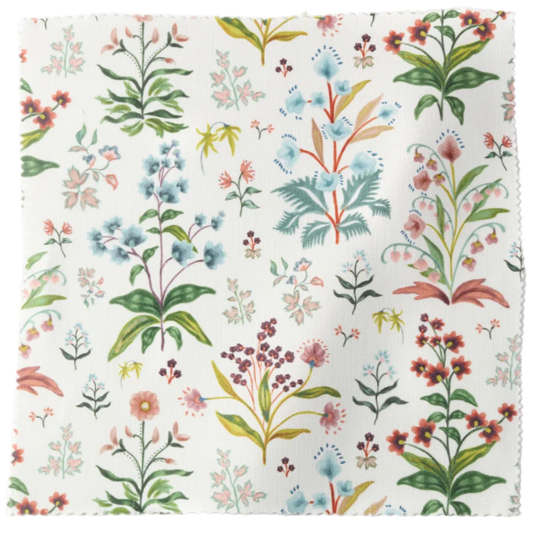 Meadow Multi Fabric - White