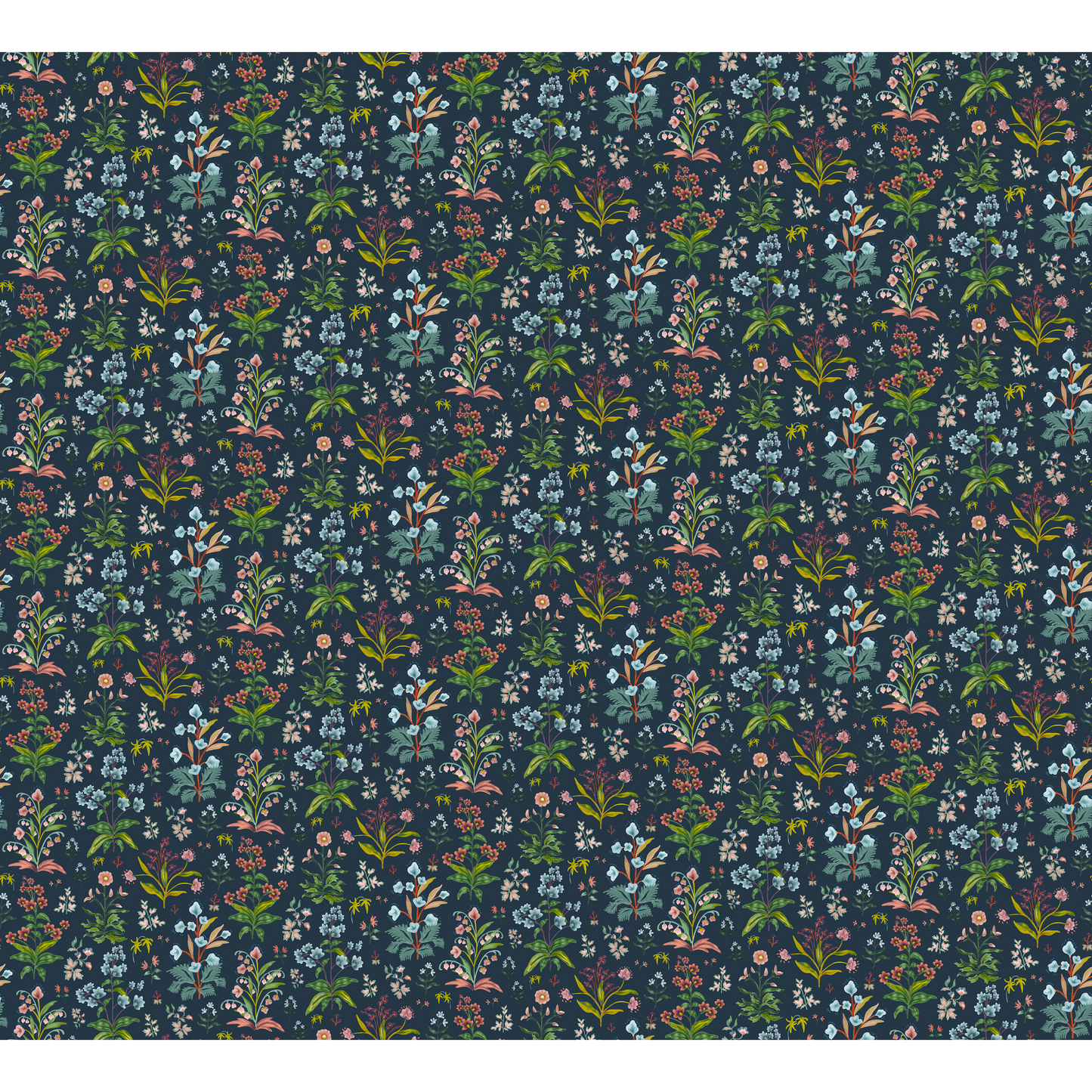 Meadow Multi Fabric - Denim
