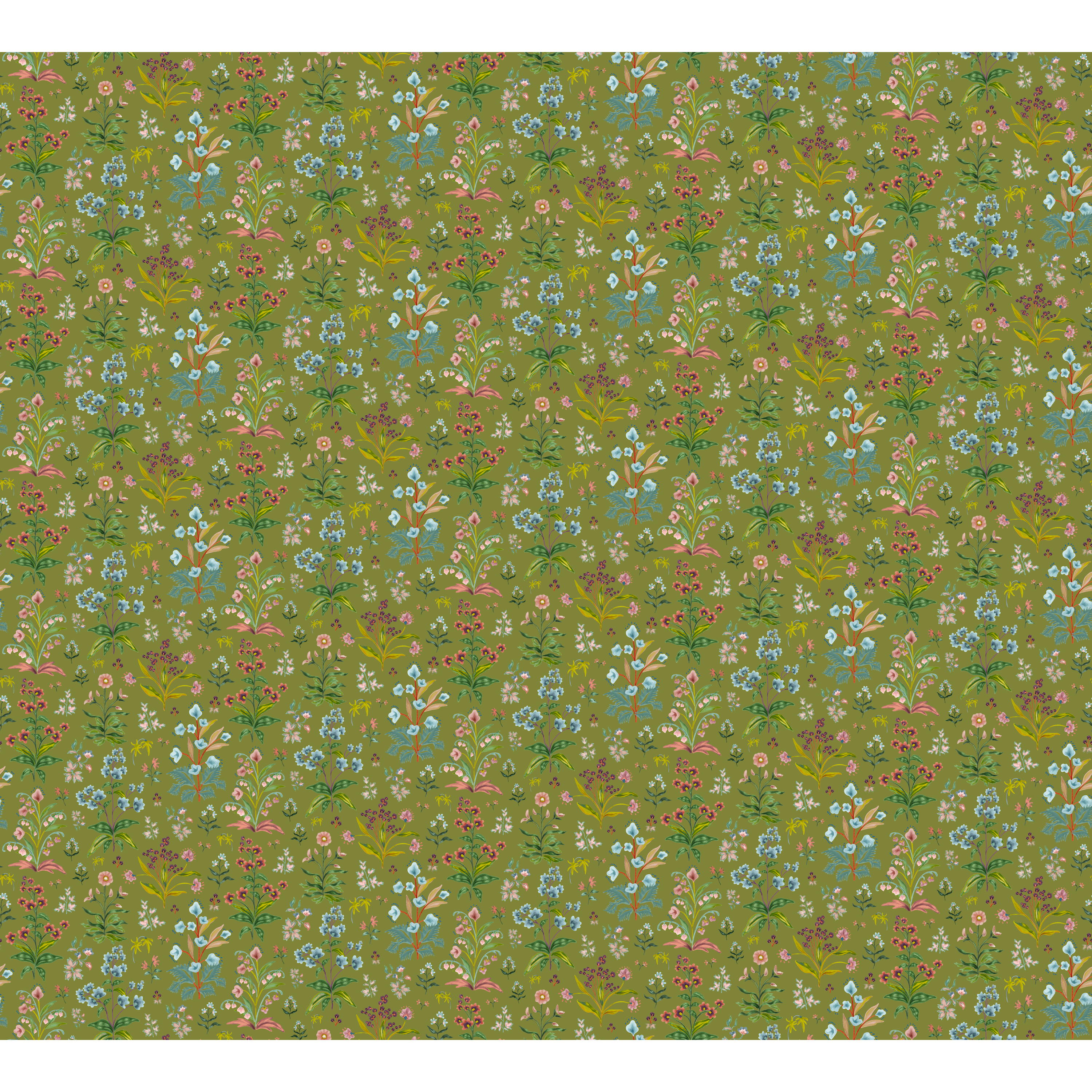 Meadow Multi Fabric - Leaf
