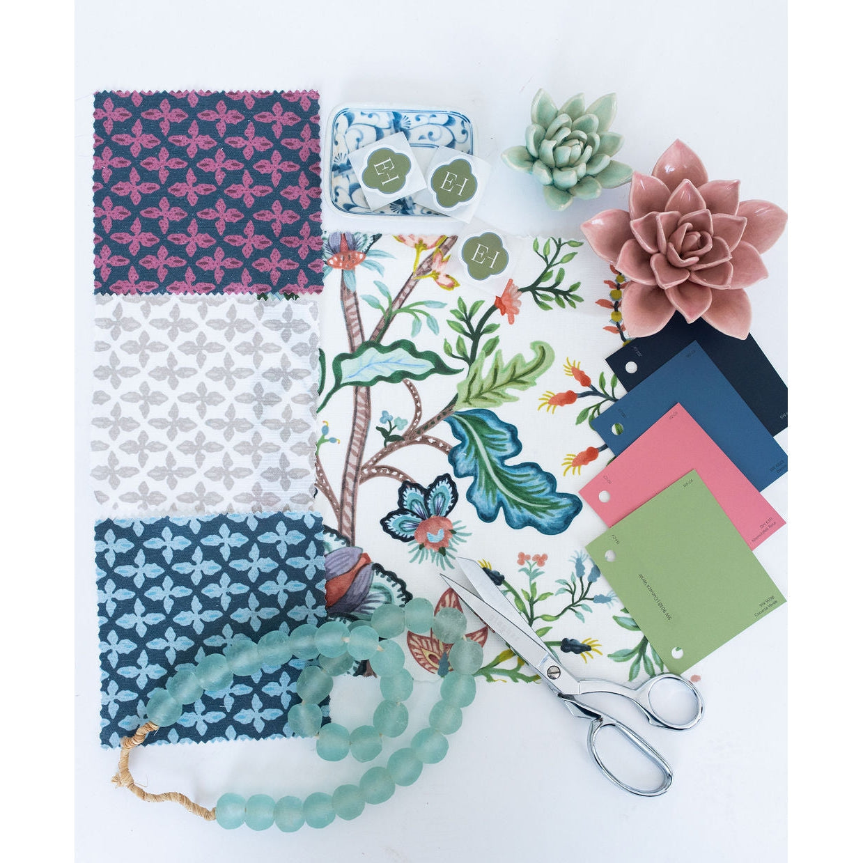 Posey Fabric - Denim