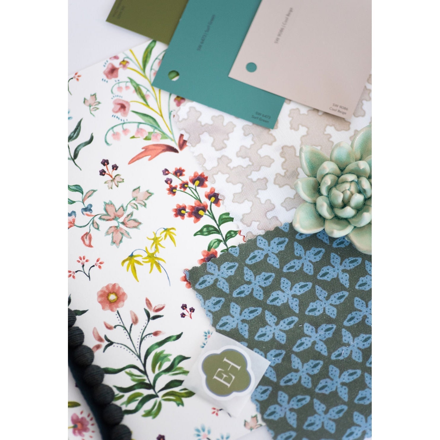 Posey Fabric - Moss