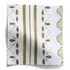 Stratford Fabric - White / Fern