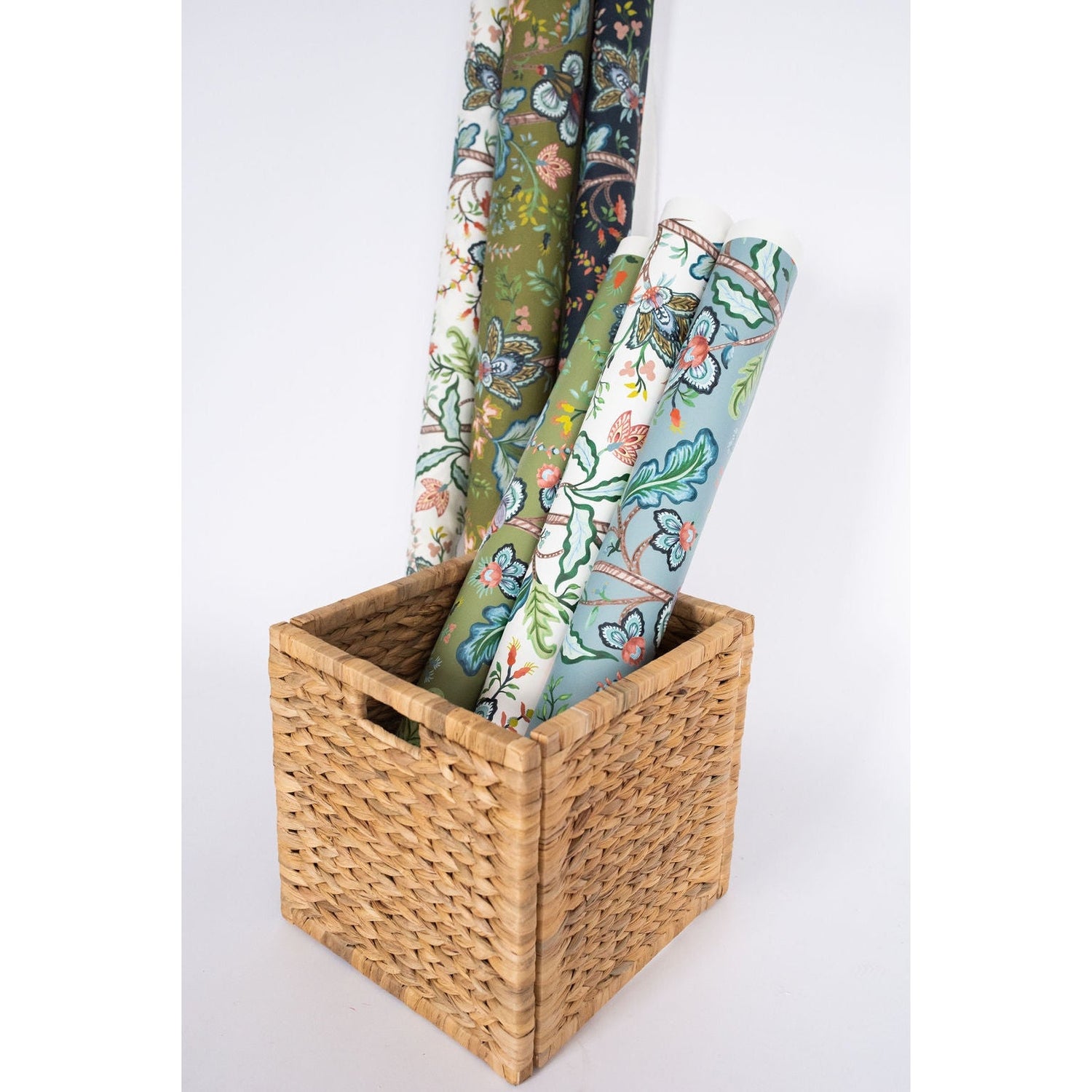 Vera Vine Fabric - Denim