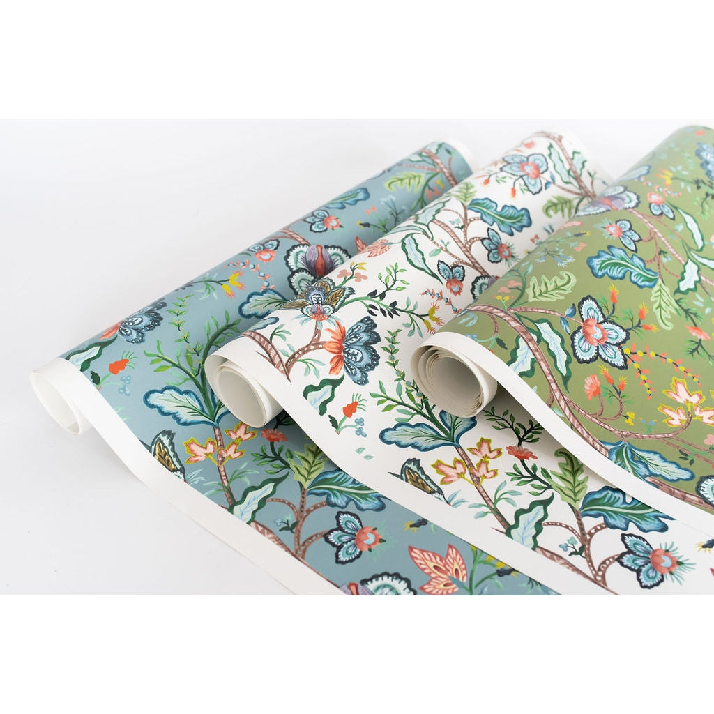Vera Vine Wallpaper - House Green